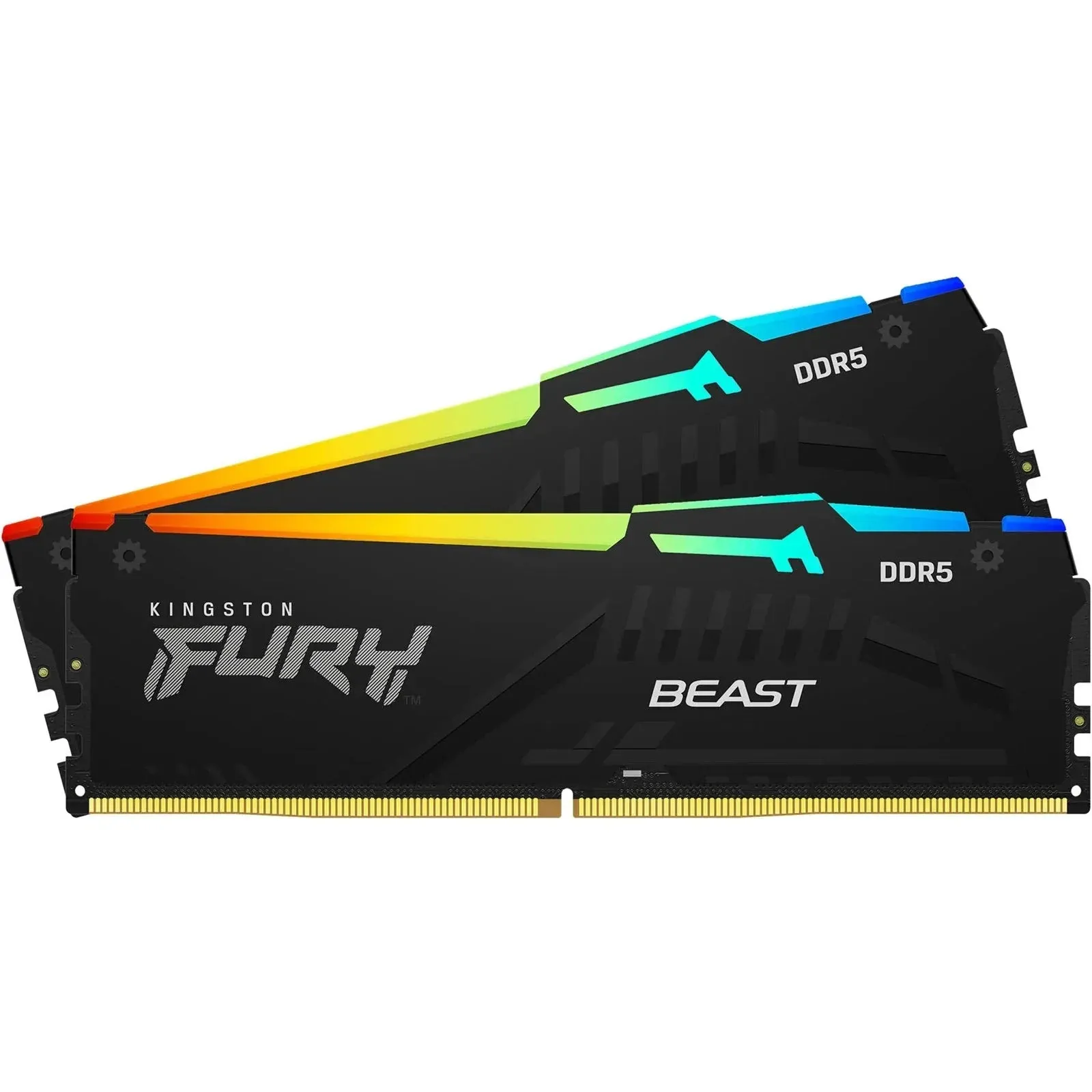 32GB (2x16GB) DDR5 6000MHz CL36 Kingston FURY Beast RGB RAM