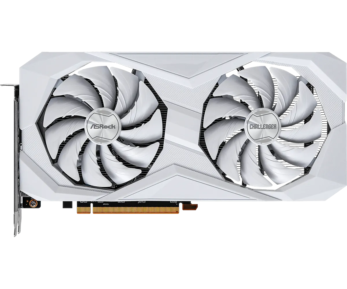 8GB ASRock RX 6600 Challenger White Graphics Card