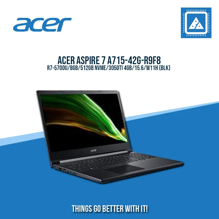 ACER ASPIRE 7 A715-42G-R9F8 R7-5700U RTX 3050TI | BEST FOR GAMING AND AUTOCAD LAPTOP