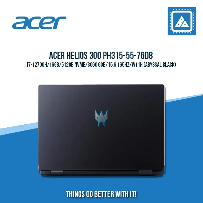 ACER HELIOS 300 PH315-55-76D8 I7-12700H/16GB/512GB NVME/3060 6GB  | BEST FOR GAMING AND AUTOCAD LAPTOP