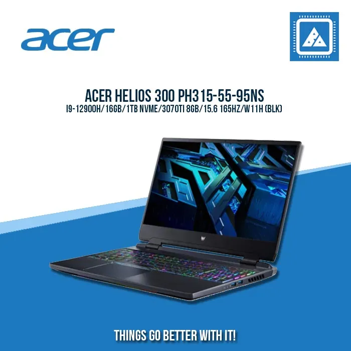 ACER HELIOS 300 PH315-55-95NS I9-12900H  | Gaming Laptop And AutoCAD Users