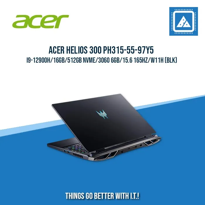 ACER HELIOS 300 PH315-55-97Y5 I9-12900H/16GB/512GB NVME/3060 6GB | BEST FOR GAMING AND AUTOCAD LAPTOP