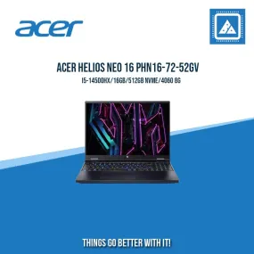 ACER HELIOS NEO 16 PHN16-72-52GV I5-14500HX/16GB/512GB | BEST FOR STUDENTS AND FREELANCER