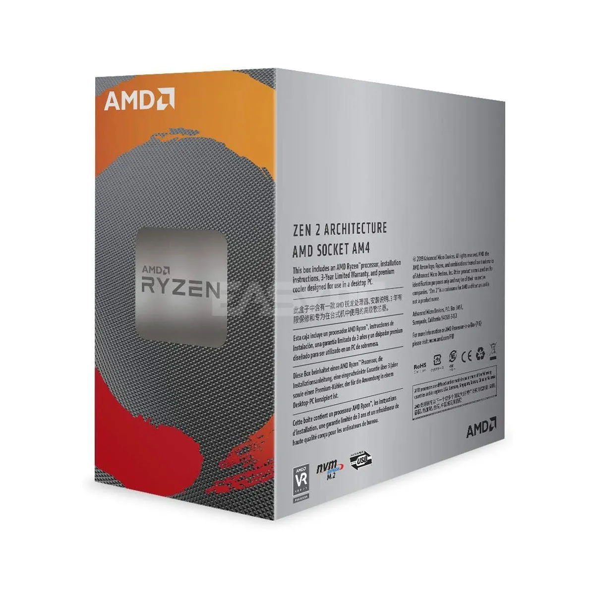 Amd Ryzen 5 3600 Processor Socket Am4 4.2ghz with Wraith Stealth Cooler