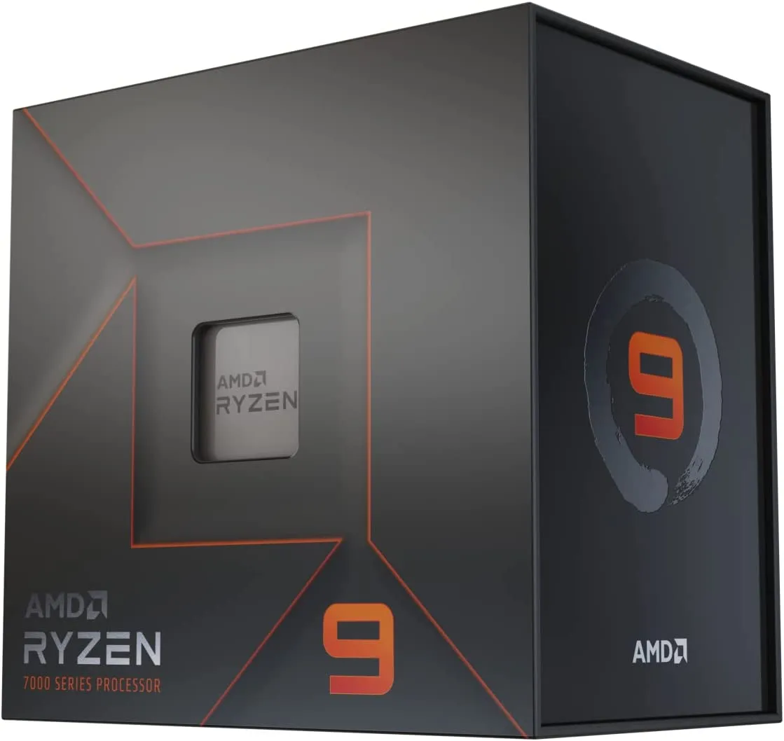 AMD Ryzen 9 7950X CPU, AM5, 4.5GHz (5.7 Turbo), 16-Core, 170W (230W Turbo), 81MB Cache, 5nm, 7th Gen, Radeon Graphics, NO HEATSINK/FAN