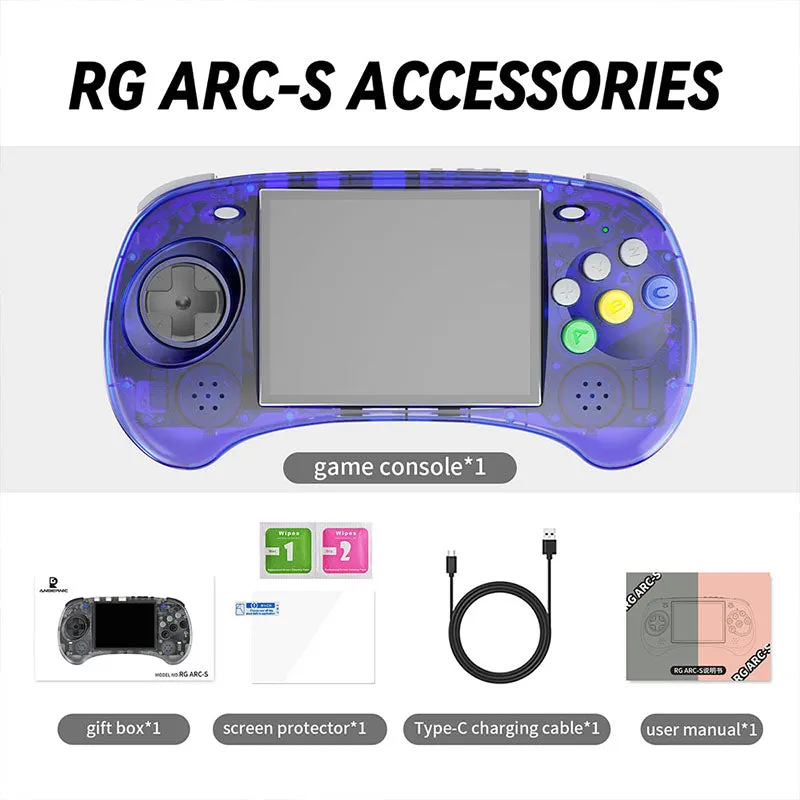 ANBERNIC RG ARC-S Clear Game Console