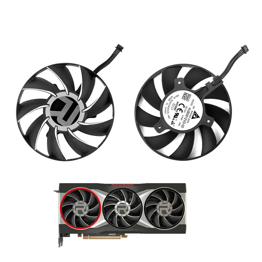 ASUS AMD Radeon RX 6800, 6800 XT, 6900 XT Fan Replacement