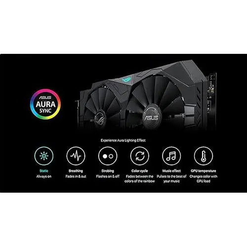 ASUS - AMD ROG STRIX RADEON RX 570 O4G OC EDITION GDDR5 DP HDMI DVI VR AMD