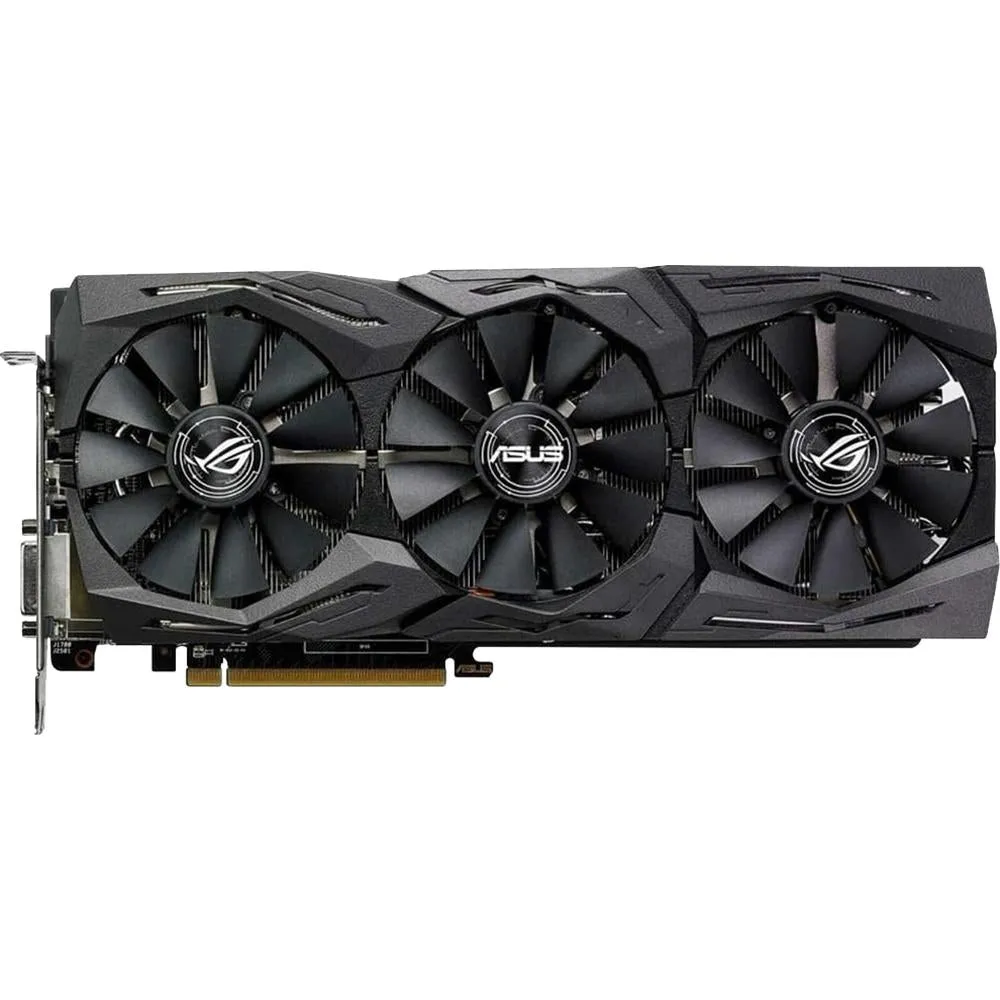 ASUS - AMD ROG STRIX RADEON RX 580 O8G OC EDITION GDDR5 DP HDMI DVI VR AMD