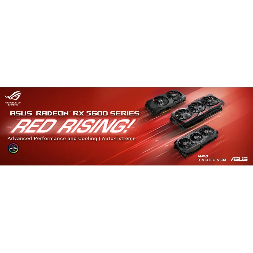 ASUS - AMD ROG STRIX RADEON RX 580 O8G OC EDITION GDDR5 DP HDMI DVI VR AMD