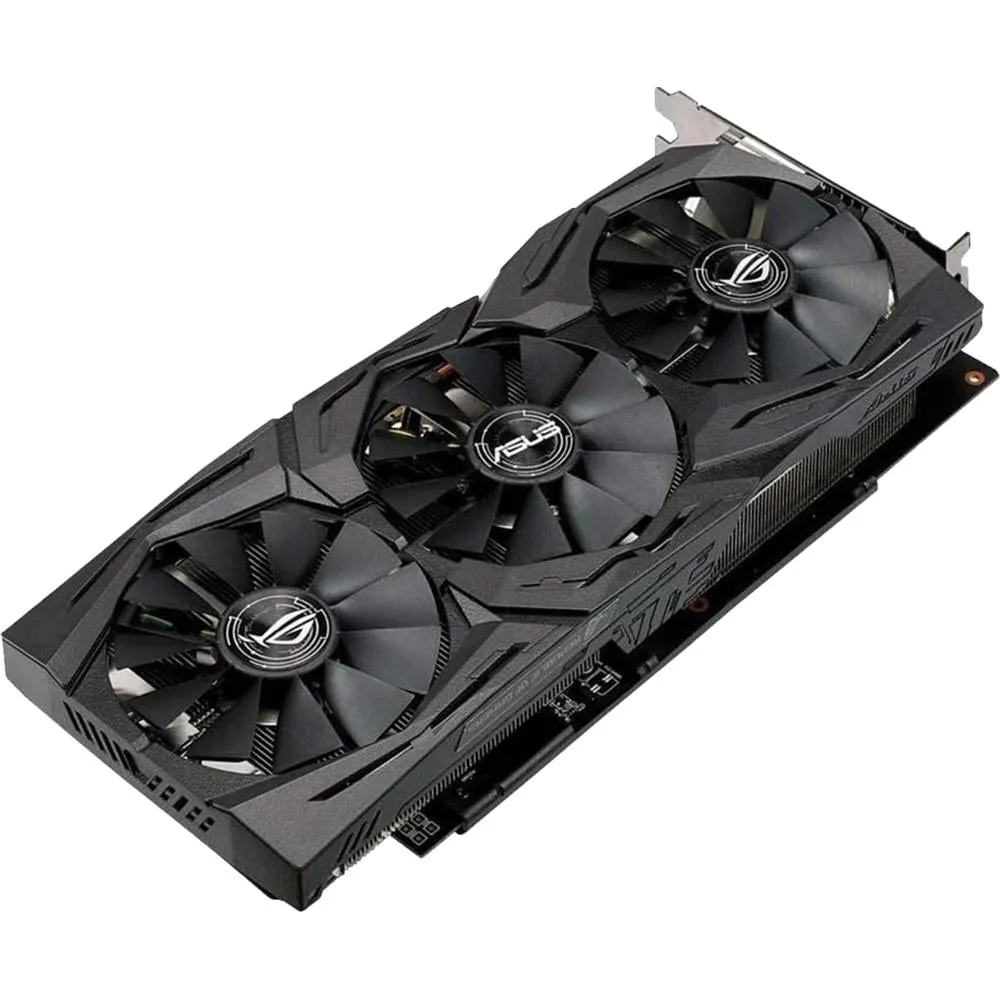 ASUS - AMD ROG STRIX RADEON RX 580 O8G OC EDITION GDDR5 DP HDMI DVI VR AMD