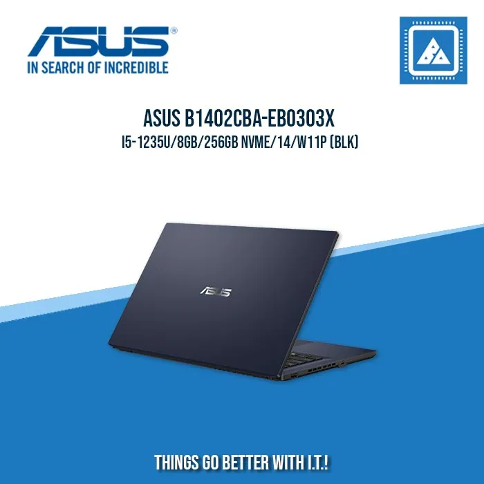 ASUS EXPERTBOOK B1402CBA-EB0303X I5-1235U/8GB/256GB NVME | BEST FOR ENTERPRISES AND CORPORATES LAPTOP