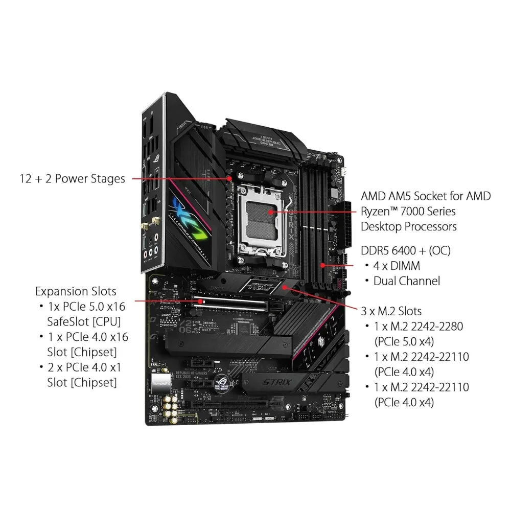 Asus Motherboard ROG Strix B650E-F Gaming WiFi