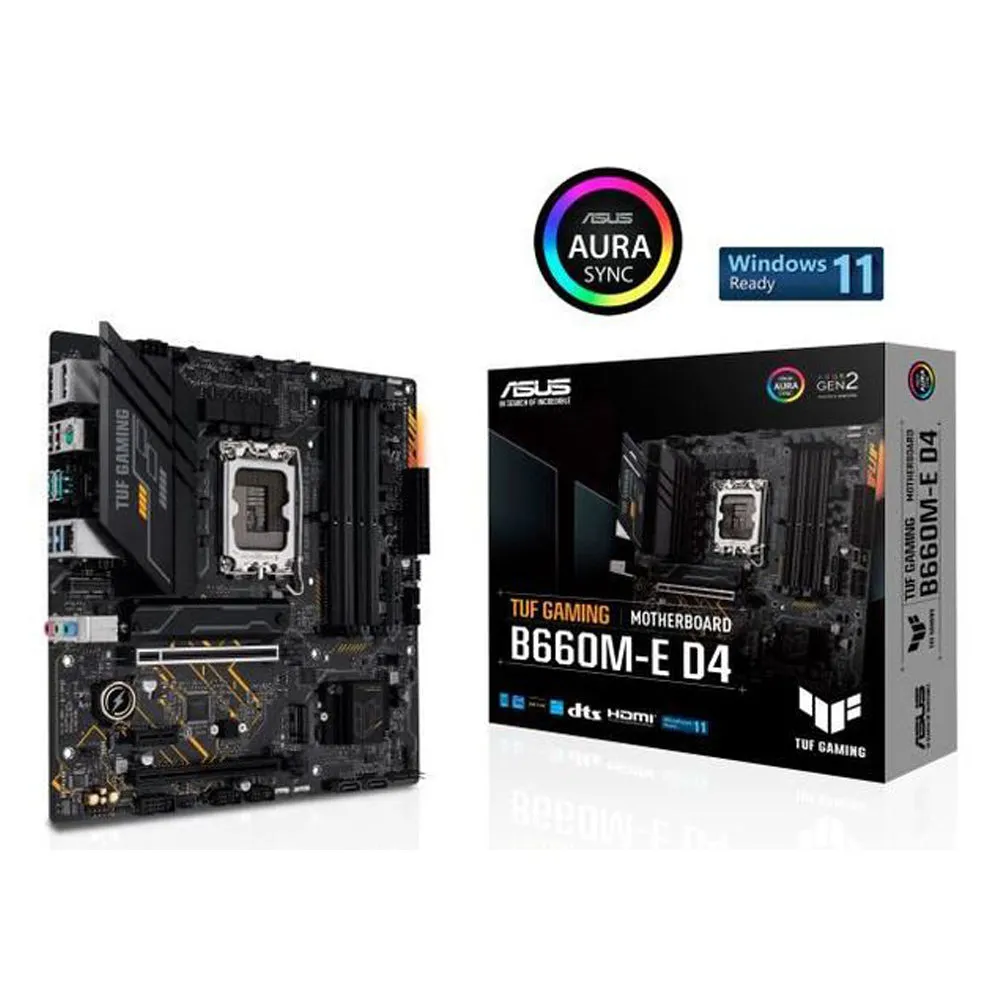 Asus Motherboard TUF B660M-E D4