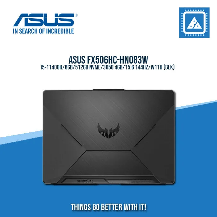 Asus TUF GAMING F15 FX506HC-HN083W I5-11400H/8GB/512GB NVME/3050 4GB | BEST FOR GAMING AND AUTOCAD LAPTOP