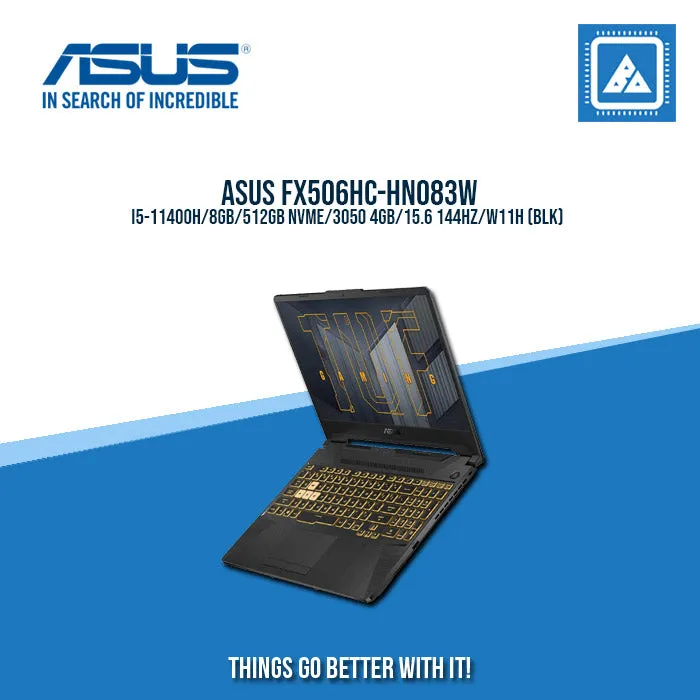 Asus TUF GAMING F15 FX506HC-HN083W I5-11400H/8GB/512GB NVME/3050 4GB | BEST FOR GAMING AND AUTOCAD LAPTOP