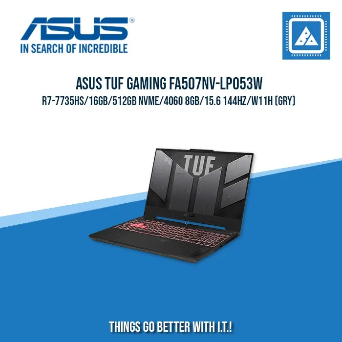 ASUS TUF GAMING FA507NV-LP053W R7-7735HS/16GB/512GB NVME/4060 8GB | BEST FOR GAMING AND AUTOCAD ALPTOP