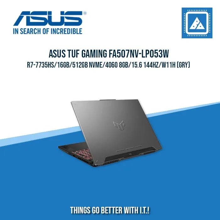 ASUS TUF GAMING FA507NV-LP053W R7-7735HS/16GB/512GB NVME/4060 8GB | BEST FOR GAMING AND AUTOCAD ALPTOP