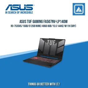 ASUS TUF GAMING FA507NV-LP140W R5-7535HS/16GB/512GB NVME/4060 8GB | BEST FOR GAMING AND AUTOCAD LAPTOP