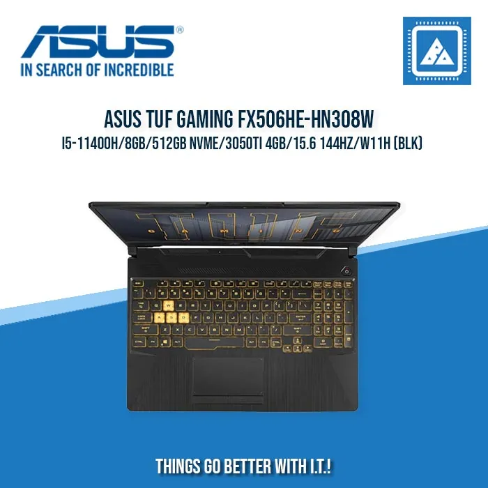 ASUS TUF GAMING FX506HE-HN308W I5-11400H/8GB/512GB NVME/3050TI 4GB | BEST FOR  GAMING AND AUTOCAD LAPTOP