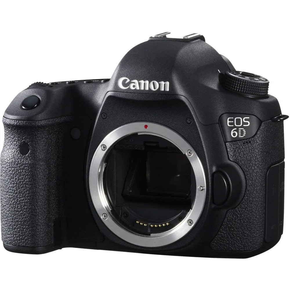 Canon EOS 6D DSLR Camera (Body Only) - Open Box (International Model) with Extra Accessory Bundle