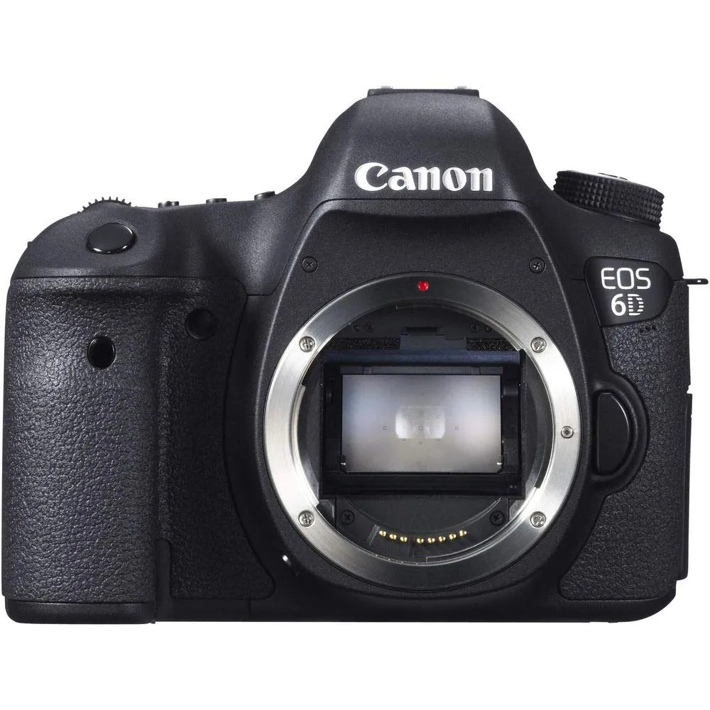 Canon EOS 6D DSLR Camera (Body Only) - Open Box (International Model) with Extra Accessory Bundle