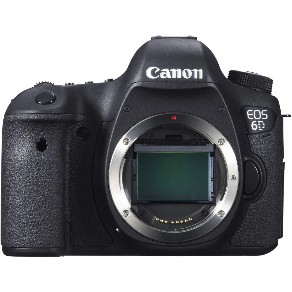 Canon EOS 6D DSLR Camera (Body Only) - Open Box (International Model) with Extra Accessory Bundle