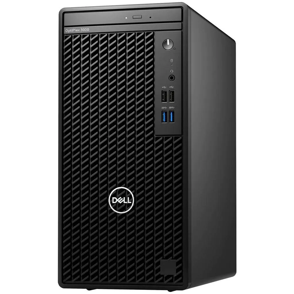 Dell OptiPlex 3000 MT Intel Core i3 12100 Processor/4GB RAM/256GB SSD/Intel Iris XE Graphics/Windows 11 Pro Black