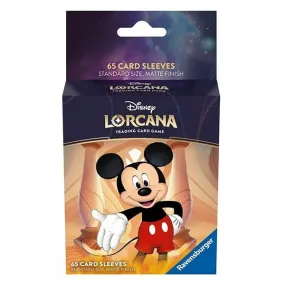 Disney Lorcana: Mickey Mouse Standard Card Sleeves, 65-Pack