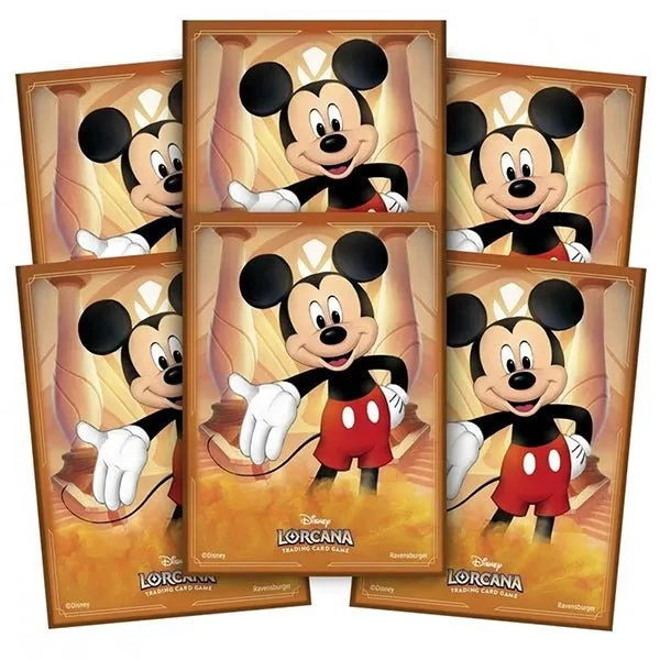 Disney Lorcana: Mickey Mouse Standard Card Sleeves, 65-Pack