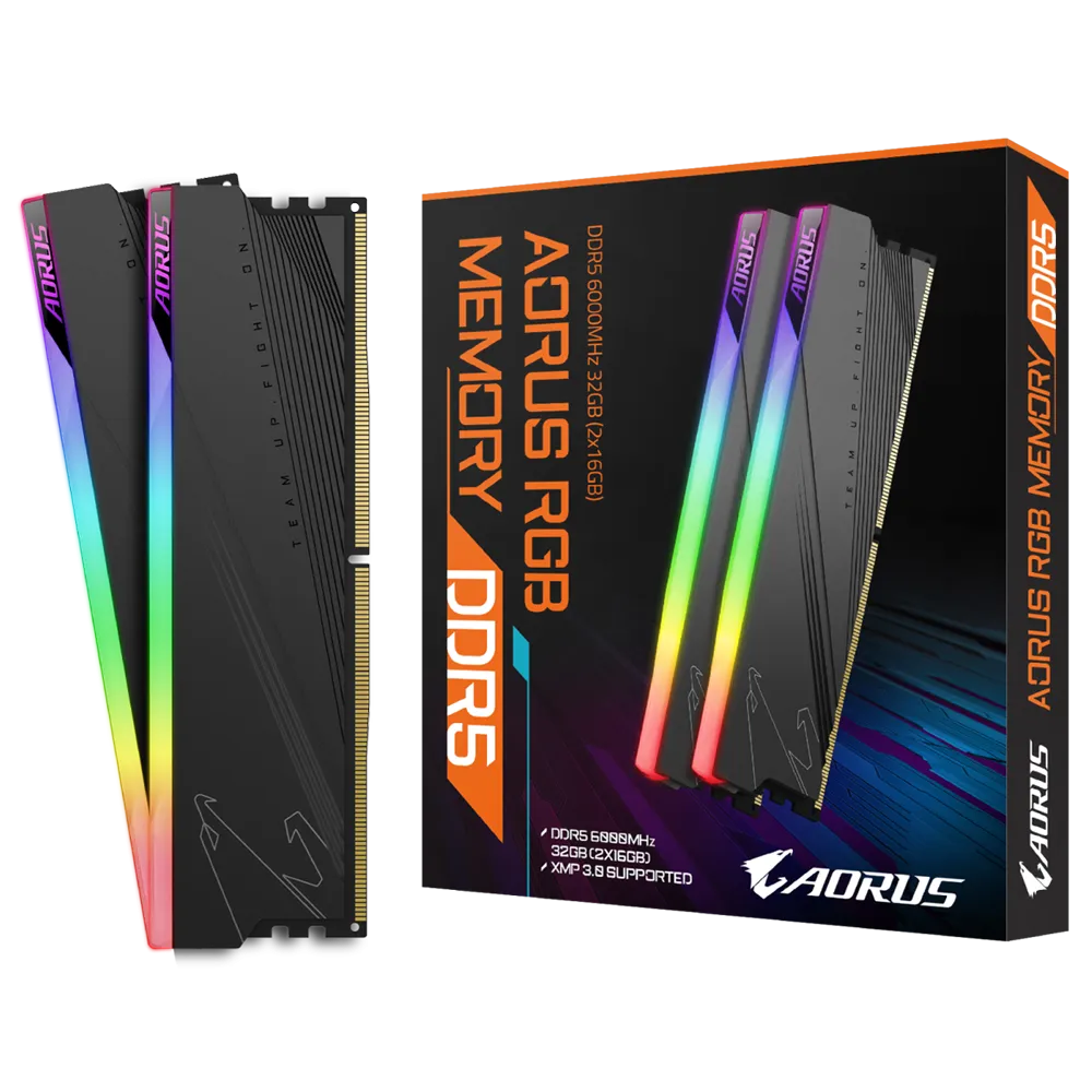 Gigabyte AORUS RGB 32GB (16x2) | DDR5 6000MHz CL40 RAM