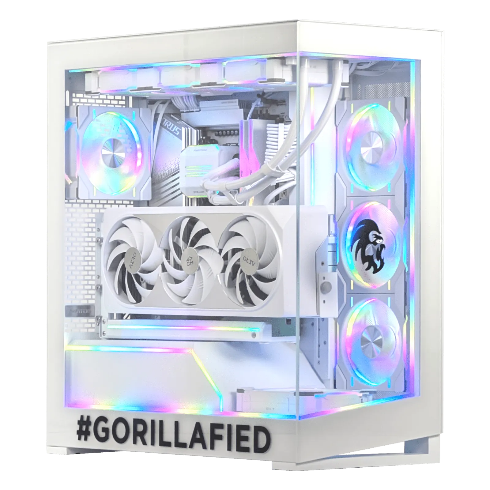 GORILLA2GO NV5 RGB White Same-Day Custom Gaming PC