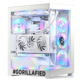 GORILLA2GO NV5 RGB White Same-Day Custom Gaming PC