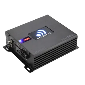 H1000 - 1050 Watt RMS @ 1 Ohm Mono Block Hippo Series Amplifier