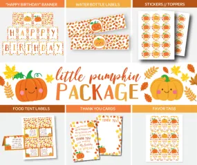 Little Pumpkin Party Pack