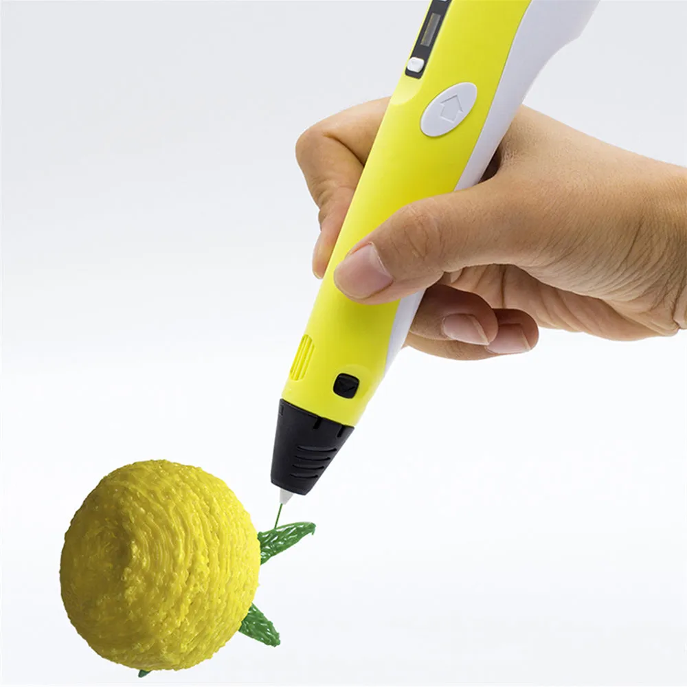 Magic 3D Printing Pen for Kids DIY Pen with LED Display and Filaments