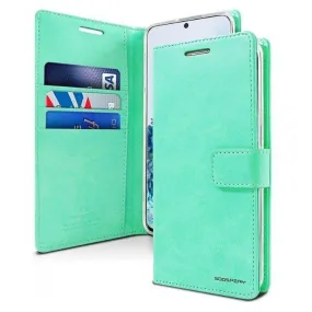 Mercury Blue Moon Diary Case for Samsung Galaxy S22 Plus - Mint