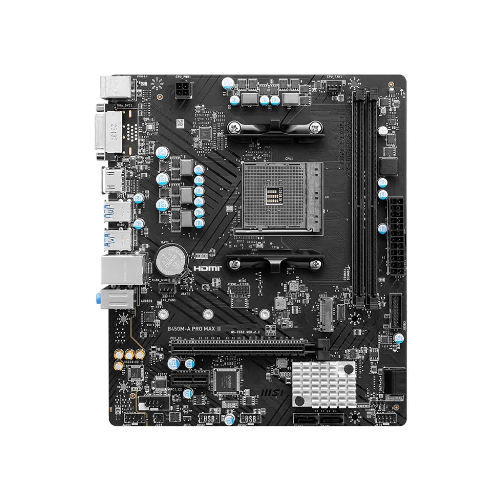 Motherboard MSI B450M-A PRO MAX II, DDR4