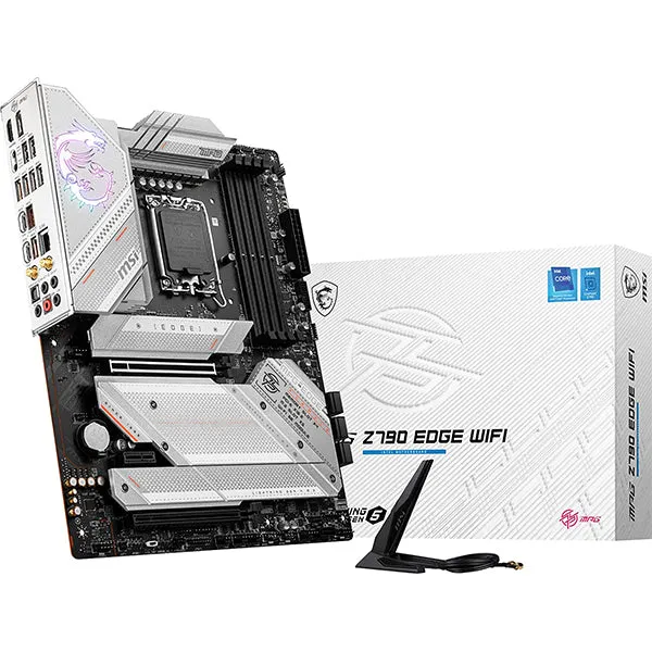 Motherboard MSI MPG Z790 Edge WiFi, DDR5, black, white