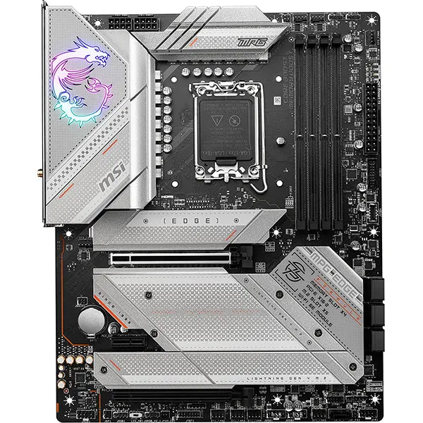 Motherboard MSI MPG Z790 Edge WiFi, DDR5, black, white