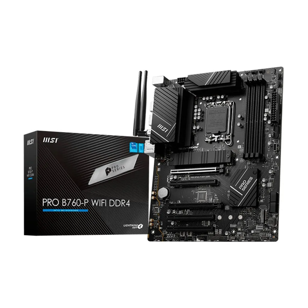 Motherboard MSI PRO B760-P WiFi DDR4, LGA 1700