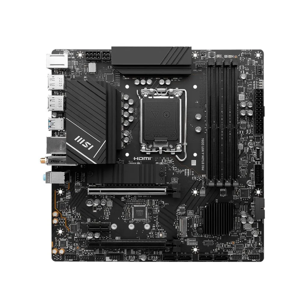 Motherboard MSI PRO B760M-A WIFI DDR4, LGA 1700