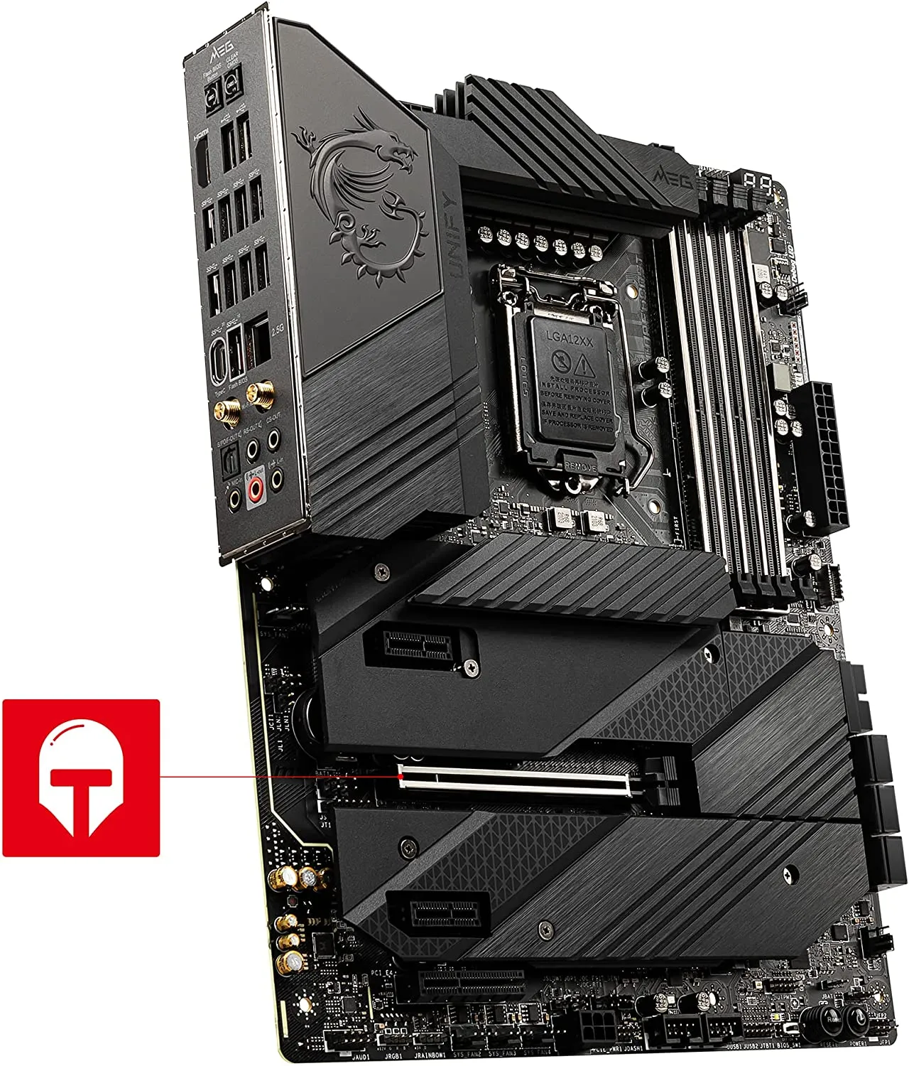 MSI MEG Z590 UNIFY Gaming Motherboard ATX, 11th Gen, LGA 1200, 16 2 1 Phase 90A SPS, DDR4 Boost 5600MHz/OC, PCIe 4.0 x16, 2 x M.2 Gen4/3 x4, Wi-Fi 6E