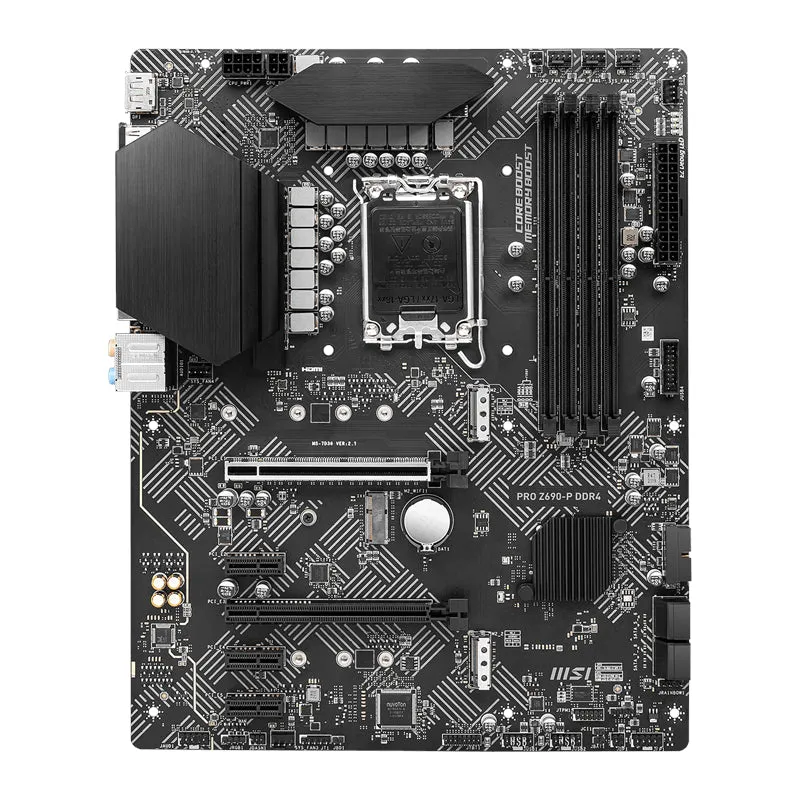 Msi Pro Z690-P-Ddr4 Lga1700 Atx Gaming Motherboard