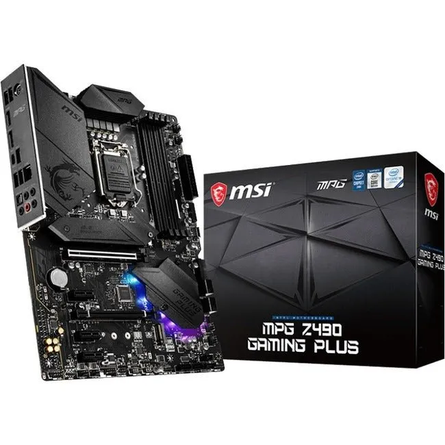 MSI Z490GAPLUS MPG Z490 Gaming Plus LGA 1200 ATX Motherboard