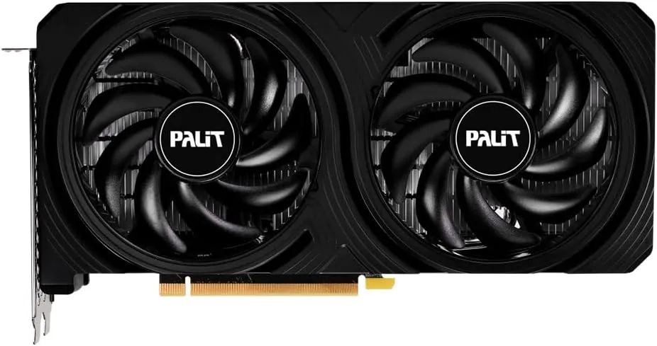 Palit RTX 4060 Infinity 2 Gaming Graphics Card, PCIe4, 8GB DDR6, HDMI, DP, 2460MHz Clock, 0dB Mode