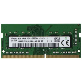 SK Hynix (8GB) DDR4 1Rx8 (PC4-25600) Laptop RAM Memory HMA81GS6DJR8N-XN NO AC