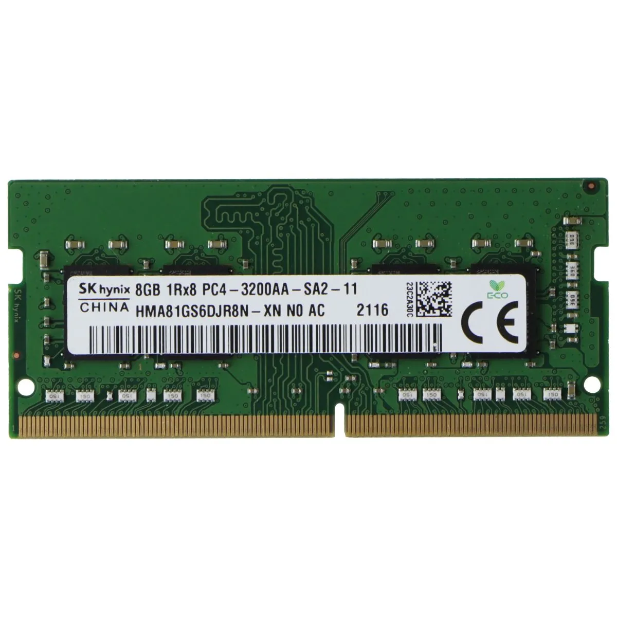 SK Hynix (8GB) DDR4 1Rx8 (PC4-25600) Laptop RAM Memory HMA81GS6DJR8N-XN NO AC