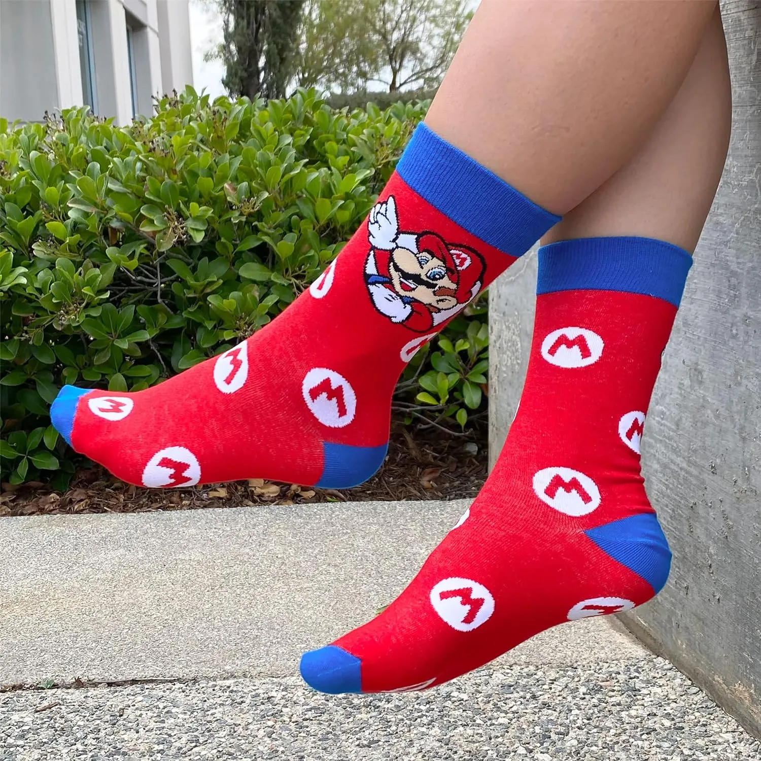 Super Mario Brothers Crew Socks